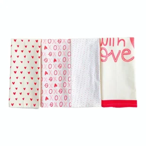 Best Quality 100% Cotton Hotel Home Kitchen Towels Customizable Design Hand Towels Square Roll Patterns Quality Dish Towels