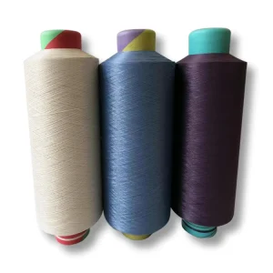 Best Quality 100% DTY White Polyester Yarn 450 Denier Filament Color Yarn for Knitting for DTY Underwear Bra