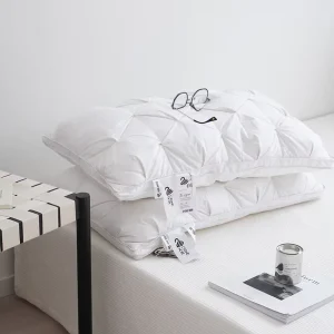 Best Selling Goose Face Down Feather Custom Hotel Home king Queen Natural Feather Down Pillows Luxury Hotel Grade Pillow