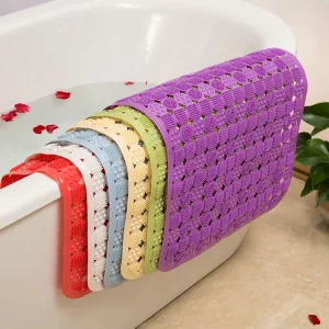 Best Selling Modern Eco-Friendly Anti-slip PVC Massage Bath Mat in Different Colors