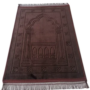 Best-Selling Raschel Prayer Mat Thick Non-Slip Sajadah Prayer Rug Soft & Durable Islamic Worship Mat for Travel Home Camping