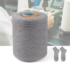 Best Selling Recycle Cotton Polyester Blended Spun Yarn Knitting Textile for Socks Made Melange Yarn