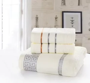 Best Selling Sustainable Luxury Turkish Towel Quick Dry Absorbent Compressed Disposable Custom 3 Piece Bath Towels 100% Cotton
