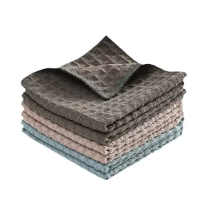 Best Selling Waffle Weave Thick Microfiber Dish Drying Towels Absorbent Tea