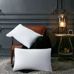Best Selling White Soft Down Alternative Cotton Goose Pillow Luxury Hotel Use Face Feather Down Inserts Pillow Massage