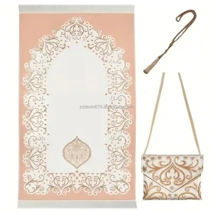 Best-selling Prayer Gift Ramadan Prayer Mat Gift Set with Bag and Prayer Beads