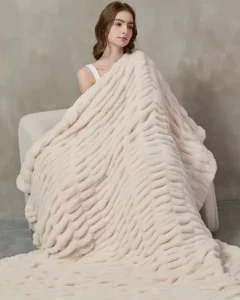 Best selling Puff Blanket Marshmallow soft Warm and Breathable a Fall winter Essential Multiple Colors Available LSF