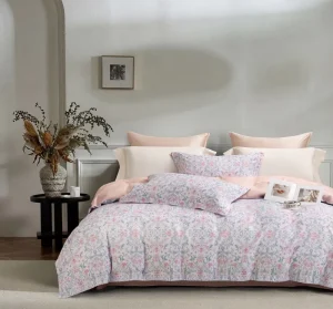 Best-selling Skin-friendly Soft and Breathable 4-Piece Bedding Sets with Stylish 3D Floral Patterns Duvet Covers