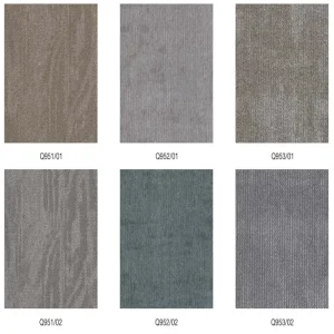 Better 60x60CM Geometric Pattern Square Carpet Tiles High Cut Pile Non Slip Stain Resistant Modern Polypropylene for Office