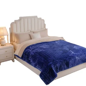 Big Bubble Eco Friendly Knitted Polyester Raschel Blanket European American Style Vintage Animal Print 200x240CM