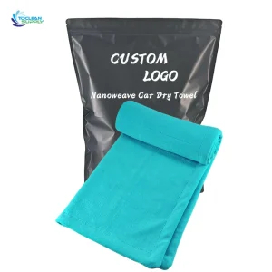 Big Microfiber Car Towel Polishing Towel 1 Gallon Customizable Quick Drying 1200GSM Eco Friendly Super Strong Water Absorption