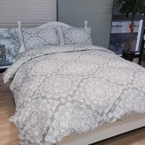 Big OEM Order Service Printed Modern Microfiber Polyester Bedsheet Comforter Set All Season Washable