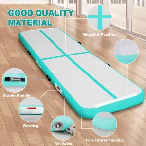 Big Size Ready US Inventory 33ft Oversized Inflatable Gym Mat PVC Air Mat for School Stadium Sports Center Group Practice Use
