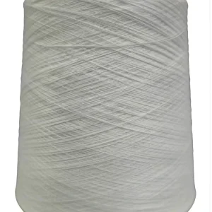 Big White Flower 21S 100% Polyester High Tenacity Raw Spun Yarn for Knitting Socks