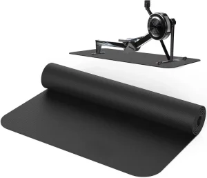 Bike Mat Treadmill Mat Printed Rectangle Thin PVC Exercise Bike Trainer Pad Spin Bike Gym Equipment Hardwood Floor Carpet
