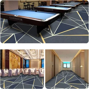 Billiard Room Carpet Anti Slip Durable Carpet Rug Wall to Wall