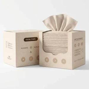 Bio Custom Disposable Face Towel XL 25x30cm Eco-Friendly Travel Facial Towel for Spa Makeup Removal Face Towel
