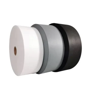 Biodegradable Black Print SMS SS PP Pla Pet Spunbond Spunlace Meltblown Non Woven Nonwoven Fabric Roll for Face Masks Wet Wipes