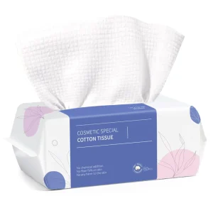 Biodegradable Disposable Face Towel Lint Free Makeup Remover Dry Wipes Facial Cotton Tissue