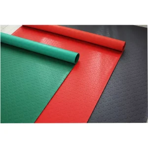 Black 3mm Anti Slip PVC Workshop Flooring Mats Heavy Duty Rubber Outdoor Garage Carpet for Home and Industrial Use