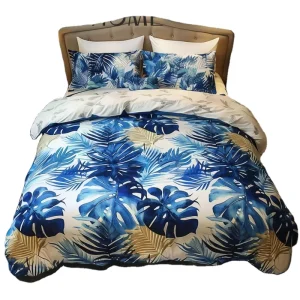 Black Comforter Sets Minnie and Mickey Mouse Leaf Spring Heart Duvet Daisy Blue butterfly
