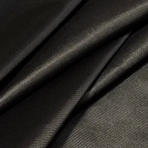 Black Gauze Flat Fabric with Tight Texture Luggage Clothing Inner Mesh Fabric
