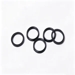 Black Matte POM Ultra Thin O Rings Durable Small Rivet Washers Bags Straps Light Duty DIY Accessories