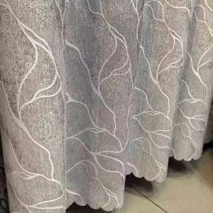 Blackout Curtain Fabric Roll Polyester Jacquard for Living Room Curtains