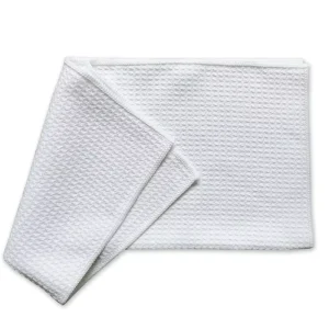 Blank Sublimation Waffle Weave Dish Towel White Microfiber for Print Custom Size 390 470GSM Kitchen Tea Golf Thick Cloth Towels