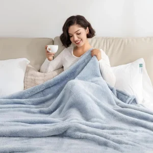 Blanket Classic Extra Fluffy Plush Blanket Twin Size Soft Fuzzy Fluffy Long Hair Blanket for Couch Sofa Bed