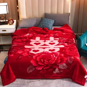 Blanket Double Layer Winter Thick Raschel Mink Weighted Blanket for Double Bed Warm Heavy Fluffy Throw Blankets Quit