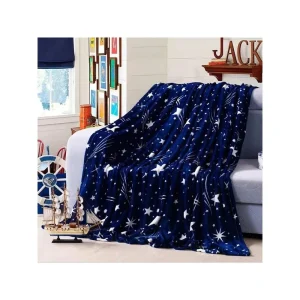 Blanket flannel super soft star printed sofa bed throw blanket star patterned blanket travel cover blanket