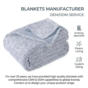 Blankets Manufacturer Custom Size Multipurpose Soft Weaving Fleece Throw Sofa Blanket Cover