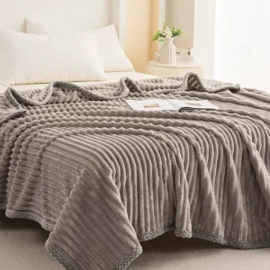 Blankets Warm Super Soft Hypoallergenic Vintage Quilt Bedding Set Luxury Rabbit Plush Bed Throw
