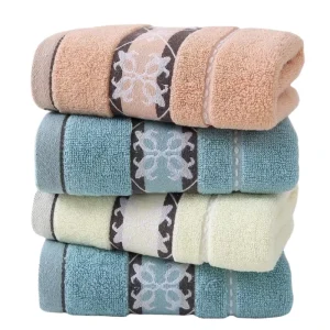 Bleach Proof 100% Cotton Solid Color Absorbent Drying Salon Hair Towel with Jacquard Technique Black Plain Style
