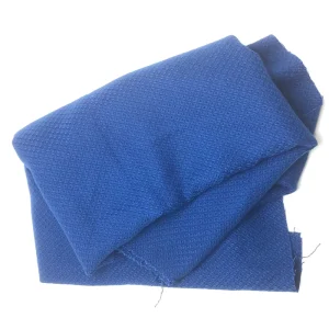 Blue 100% Polyester Woven Flame Retardant Waterproof Tear Resistant Fabric for Workwear Outdoor Luggage Curtain Car Lining
