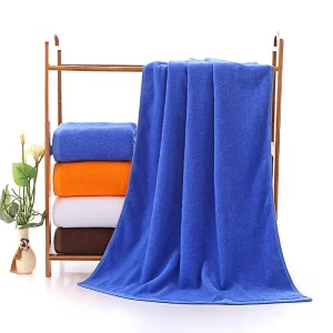 Blue Colour 100% Cotton Soft Pool Beach Hotel Bath Towel Resort Spa Use Big Size