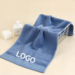 Blue Green Terry Soft Cotton Large Hotel Towel in Hotel Quality Bath Towels