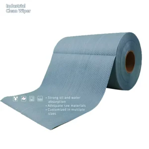 Blue PP Woodpulp Industrial Shop Towel Disposable Multipurpose Industri Wipes