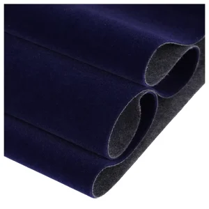 Blue Velvet Fabric Dark Blue Non Woven Fabric in China for Sales