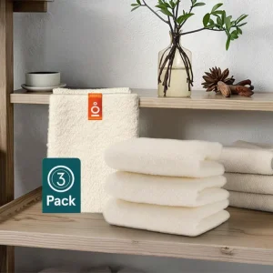 Body Exfoliating Cloth Stretchy Organic Cotton Exfoliator Bath and Shower Washcloths