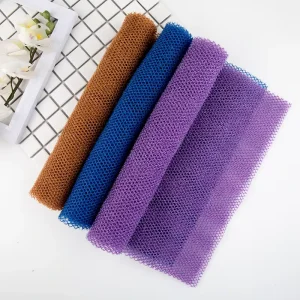Body Scrubbing Exfoliating African Nylon Washcloth Net Bath Mesh Sponge African Net Sponge