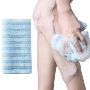 Body Towel Net Mesh Net Exfoliating Shower Wash Cloth Bath Sponge Scrubber Back Scrubber
