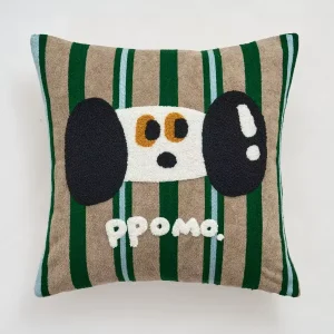 Bohemia Tassel Floral Geometric Cartoon Striped Blank Plant Animal Customizable Throw Pillow Cover 18×18 Eco Friendly Removable