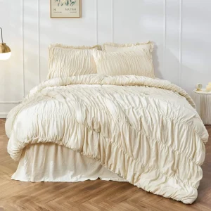 Bohemian Fluffy Duvet Cover and Pillowcase