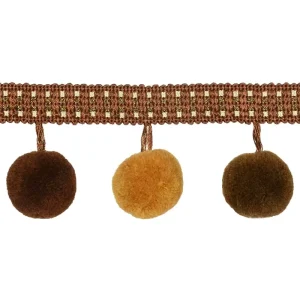 Bohemian Handmade Pompom Lace Accessories Indian Textile Pompom Tassel Fringe for Clothing