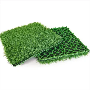 Bohemian Mountain style Artificial Grass Turf Carpet Outdoor Lounge Mat 30mm Pile Height PP+PE Waterproof Customizable Color