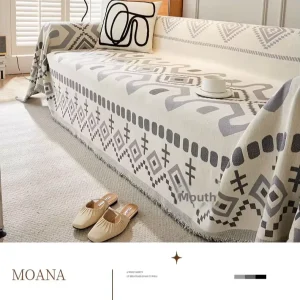 Bohemian Pet Friendly Anti cat Scratch Sofa Cover Washable Furniture Protector Soft Breathable Sofa Towel Blanket