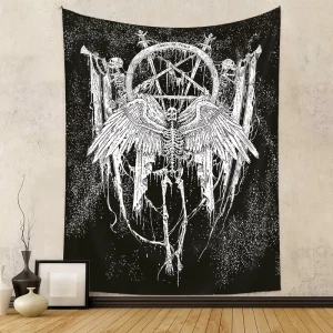 Bohemian Woven Blanket Tapestry Unique Design Custom Logo Cotton Knitted Landscape Wall Decor for Home and Picnic