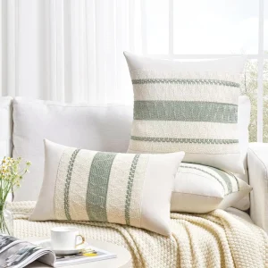 Boho Lumbar Decorative Throw Pillow Covers 12×20 Inch for Living Room Couch Bed Chair Rustic Retro Cushion Case Bohemian Room